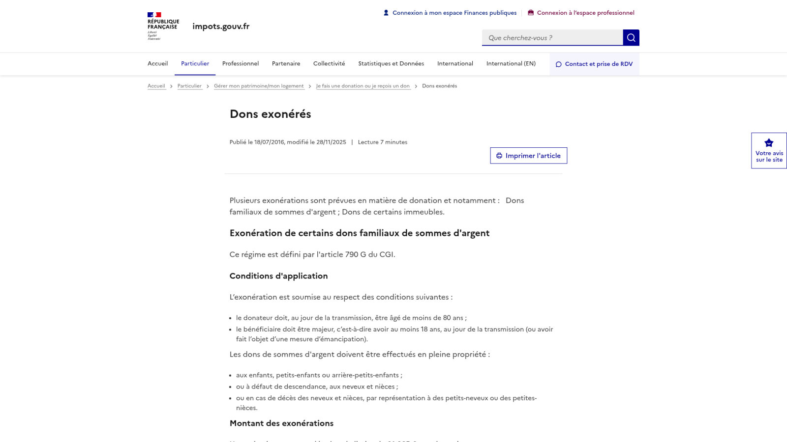 Exonérations spécifiques : cumul des dispositifs et situations de handicap